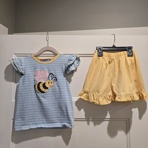 Millie Jay Bumble Bee Short Set 5T